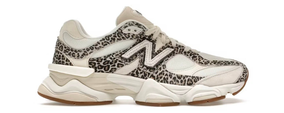 New Balance 9060 Beige and Brown Leopard