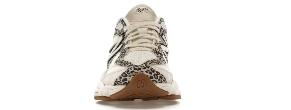New Balance 9060 Beige and Brown Leopard