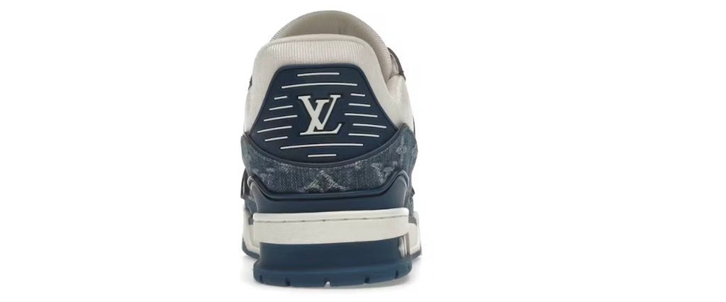 Louis Vuitton Trainer Denim White Blue