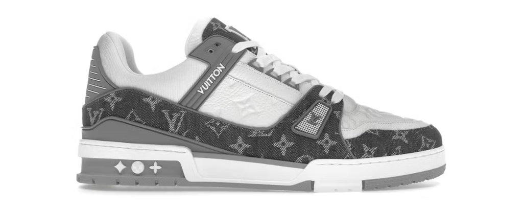 Louis Vuitton Trainer Monogram Denim Grey White