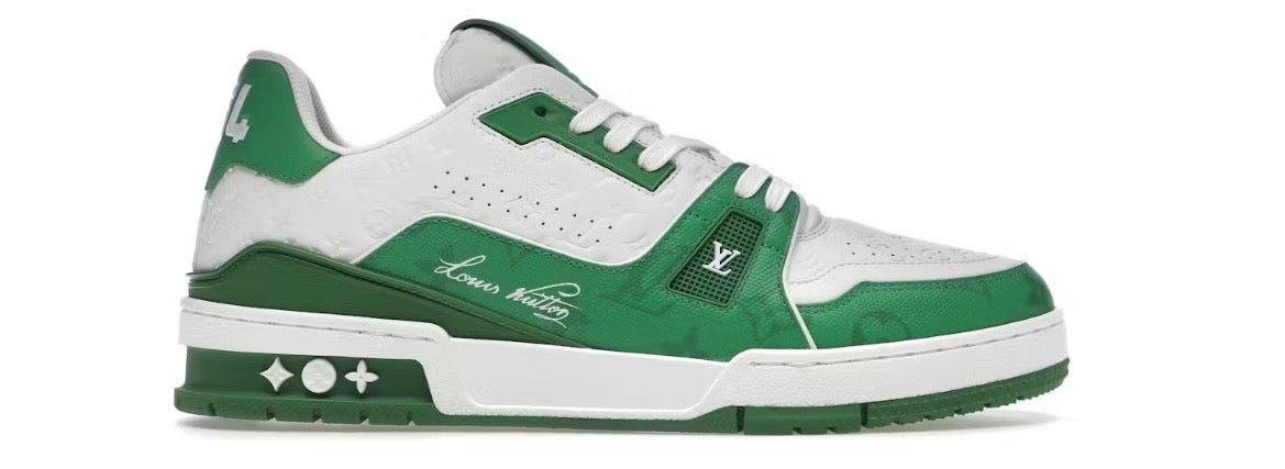 Louis Vuitton Trainer #54 Signature Green White