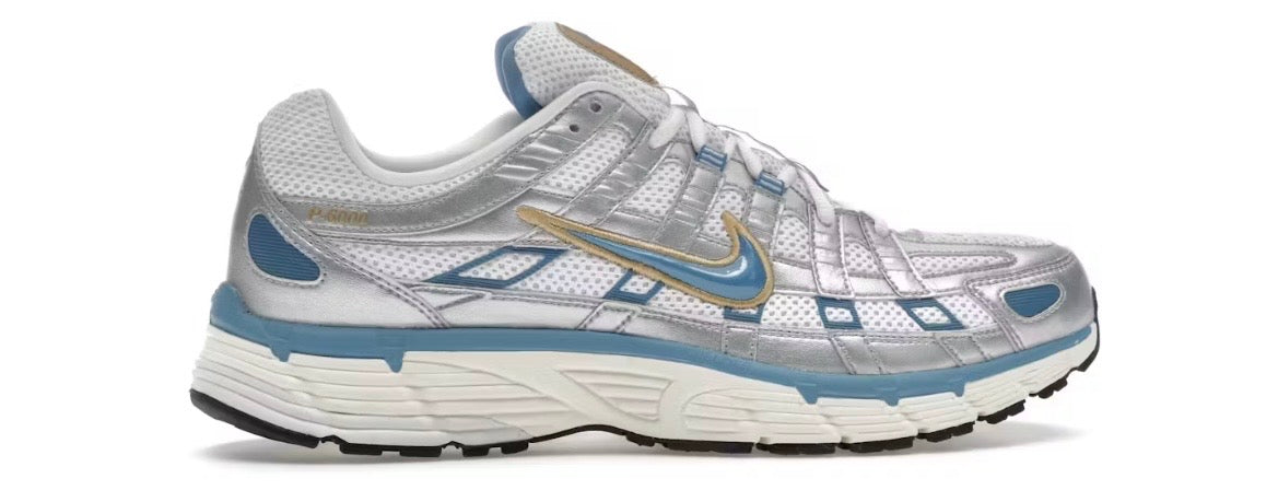 Nike P-6000 Metallic Silver Aegean Storm